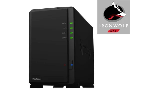 Synology NAS DiskStation DS218play 2-bay Seagate IronWolf 4 TB – NAS Distributeur Officiel 3
