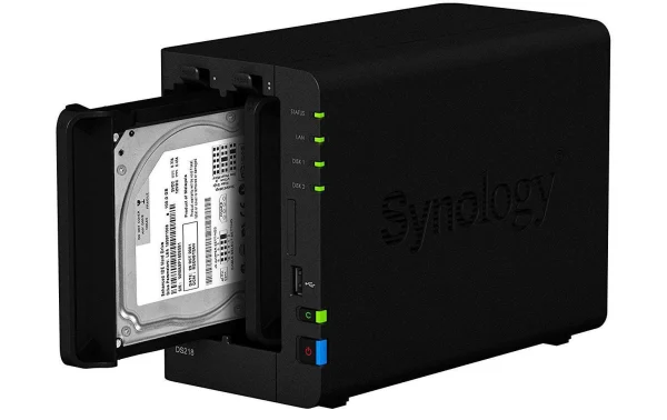 Synology NAS DiskStation DS218 2-bay Seagate IronWolf 6 TB – NAS vente chaude 1