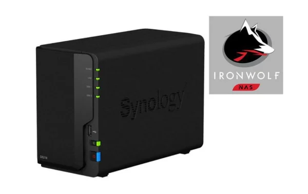 Synology NAS DiskStation DS218 2-bay Seagate IronWolf 6 TB – NAS vente chaude 3