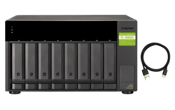QNAP Boîtier D’extension NAS Unité D’extension à 8 Baies – NAS fashioniable 1