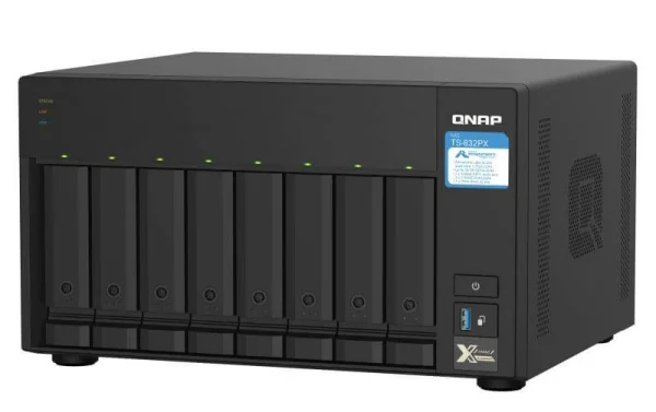 Livraison internationale QNAP NAS TS-832PX-4G 8-bay – NAS 1
