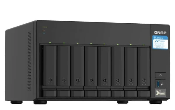 Livraison internationale QNAP NAS TS-832PX-4G 8-bay – NAS 3