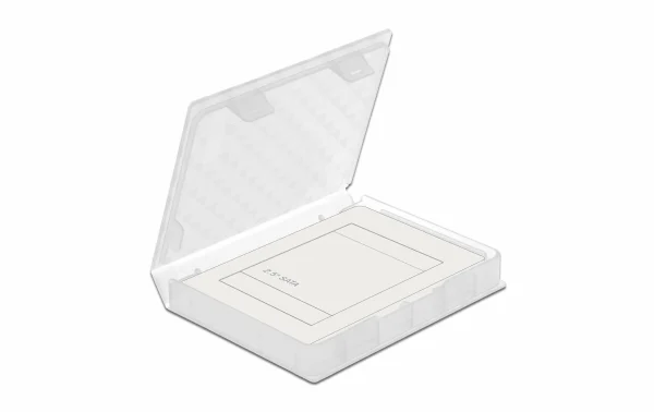 DeLock Boîtier De Protection Pour HDD / SSD 2.5″ Transparente – Accessoires Supports De Mémoire Top ventes 4
