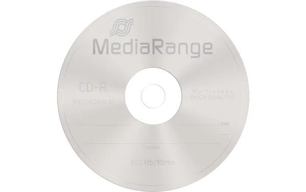 luxe soldes MediaRange CD-R 0.8 GB, Tour (25 Pièce/s) – Médias CD 3