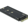 Nouvelle tendance DeLock Platine Adaptatrice M.2 SATA – M.2 Clé-B SATA SSD – Accessoires Supports De Mémoire 7
