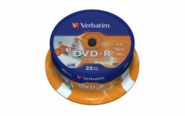 VERBATIM DVD-R 4.7 GB, Tour (25 Pièce/s) – Disques Meilleur Prix 1