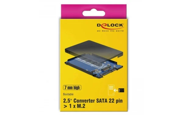soldes en ligne DeLock Accessoires Supports De Mémoire Platine Adaptatrice 2,5 4