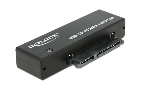 soldes de Noël DeLock Convertisseur SATA – USB 3.0 – Accessoires Supports De Mémoire 1