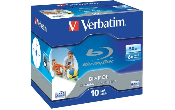 achat pas cher VERBATIM BD-R 50 GB, Boîte à Bijoux (10 Pièce/s) – Disques 1