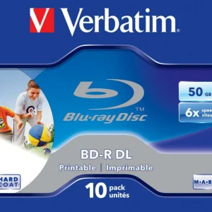 achat pas cher VERBATIM BD-R 50 GB, Boîte à Bijoux (10 Pièce/s) – Disques 6
