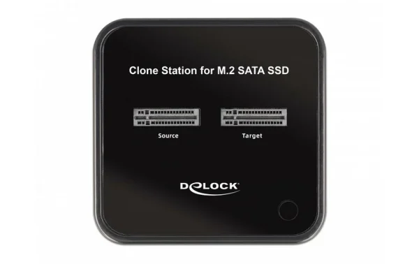 boutique paris DeLock Station D’accueil Et De Clonage USB-C – 2x M.2 SATA – Accessoires Supports De Mémoire 3