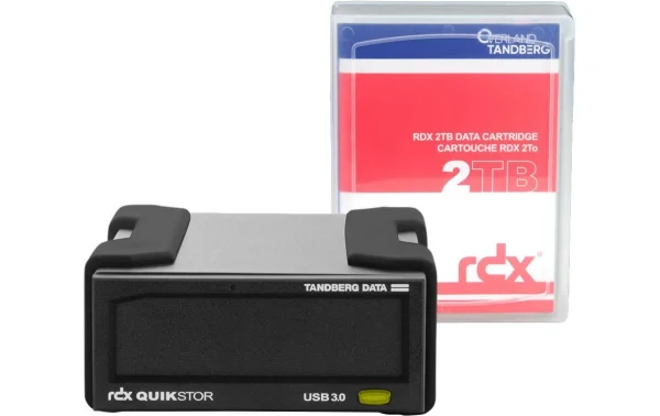 Tandberg Data Lecteur RDX 8865-RDX RDX QuikStor USB 3.0/Externe 2 TB – SAN mode pas cher 1