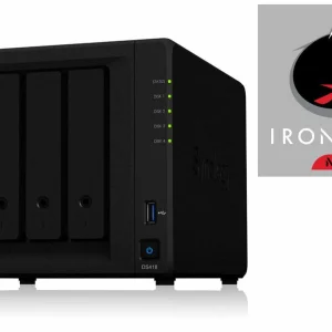 Synology NAS DiskStation DS418 4-bay Seagate IronWolf 12 TB – NAS mode pas cher 7