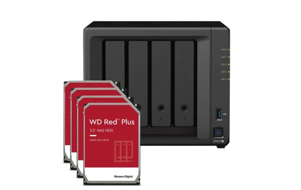 site en ligne Synology NAS DS923+ 4-bay WD Red Plus 8 TB – NAS 1