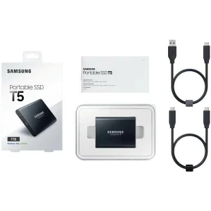 Samsung Portable T5 1000 GB Noir – SSD Externe – SSD (Solid State Disks) Livraison Standard/Rapide 7