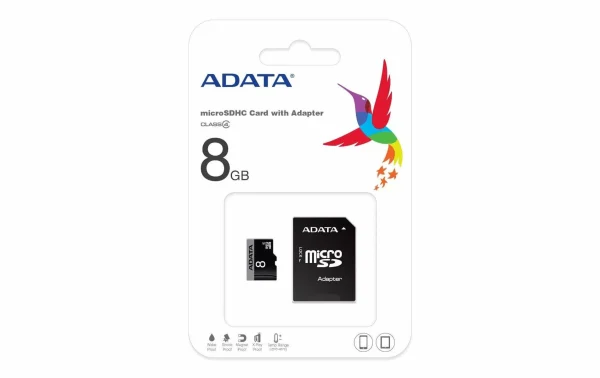 mode ADATA Carte MicroSDHC Class 4 8 GB – Cartes Mémoire 4