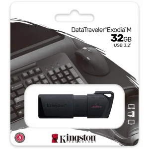 Neuve avec étiquette Kingston Clé USB DataTraveler Exodia M 32 GB – Sticks USB 9