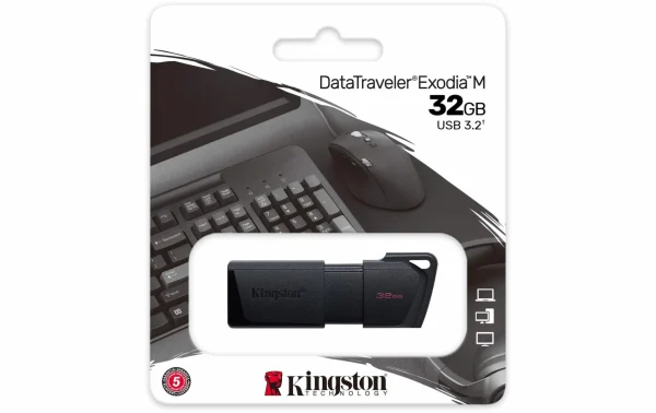 Neuve avec étiquette Kingston Clé USB DataTraveler Exodia M 32 GB – Sticks USB 4