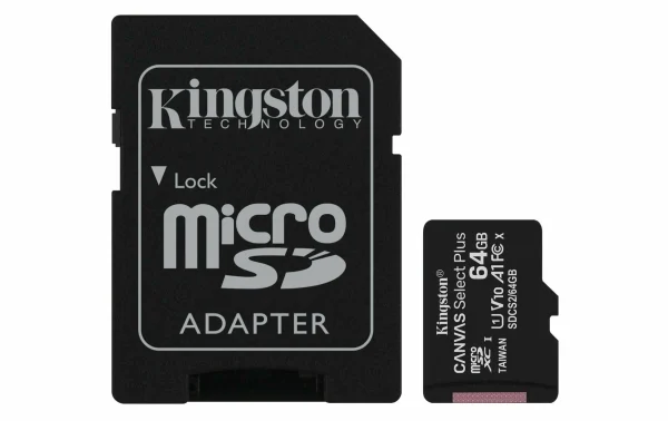 Authentic Original licence Kingston Carte MicroSDXC Canvas Select Plus 64 GB – Cartes Mémoire 4