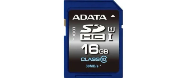 ADATA Carte SDHC Premier UHS-I U1 16 GB – Cartes Mémoire officiel 1