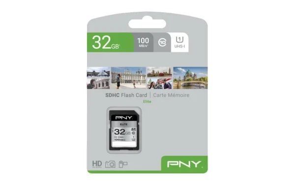 PNY Carte SDHC Elite UHS-I U1 32 GB – Cartes Mémoire remise en ligne 1