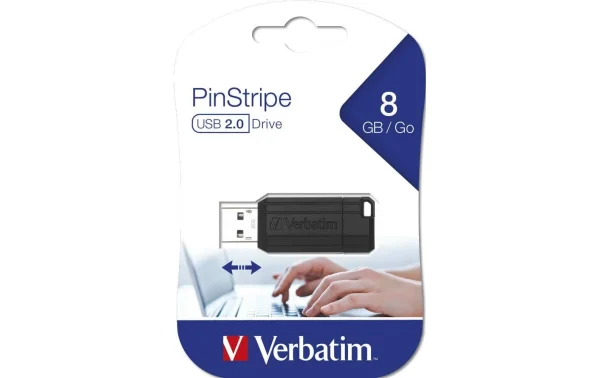 VERBATIM Clé USB PinStripe 8 GB – Sticks USB prix le plus bas 3