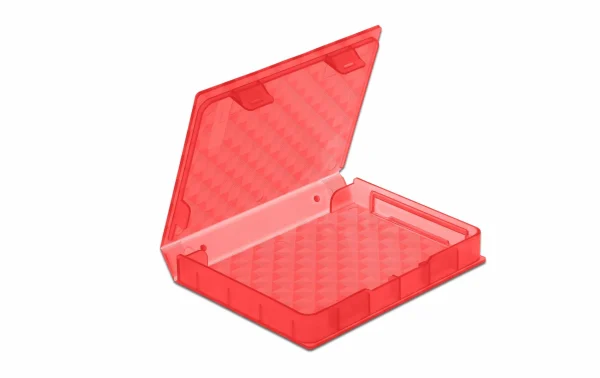 DeLock Boîtier De Protection Pour HDD / SSD 2.5″ Rouge – Accessoires Supports De Mémoire à prix d'occasion 3