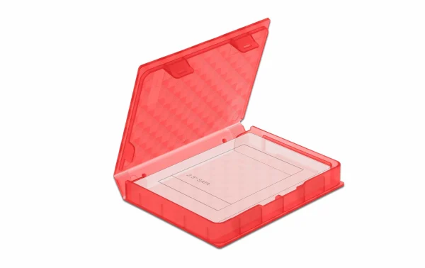 DeLock Boîtier De Protection Pour HDD / SSD 2.5″ Rouge – Accessoires Supports De Mémoire à prix d'occasion 4