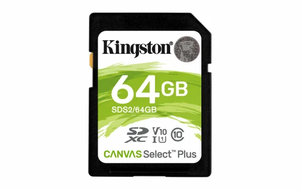Kingston Carte SDXC Canvas Select Plus UHS-I 64 GO – Cartes Mémoire Officielle 1