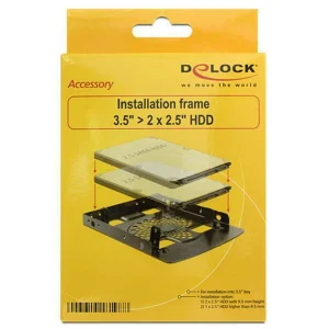 Meilleur Service DeLock Accessoires Supports De Mémoire Cadre De Montage 2x 2.5 7
