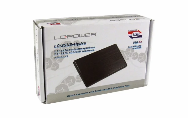 SOLDES TOUT À LC-Power Disques Durs Externes Boîtier Externe LC-25U3-Hydra 2.5 4