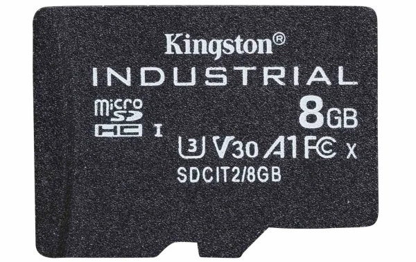Kingston Carte MicroSDHC Industrial UHS-I 8 GB – Cartes Mémoire Vente 1