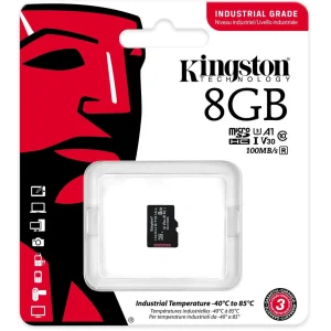 Kingston Carte MicroSDHC Industrial UHS-I 8 GB – Cartes Mémoire Vente 9