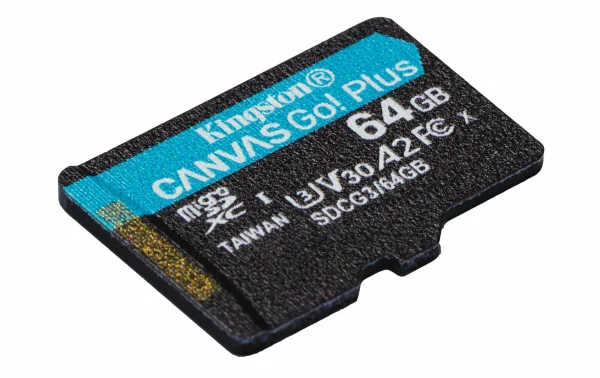 Kingston Carte MicroSDXC Canvas Go! Plus 64 GB – Cartes Mémoire mode pas cher 3
