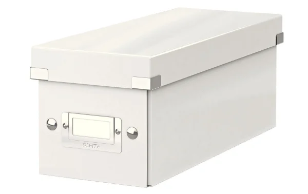 Pas Cher Magasin Soldes Leitz Boîte De Rangement 30 Pochettes Pour CD, Blanc – Conservation 1