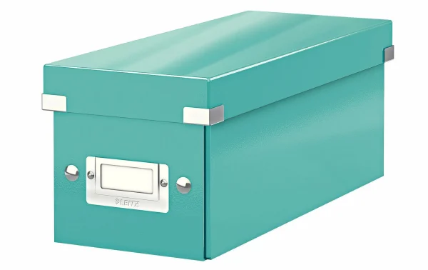 pas cher en vente Leitz Boîte De Rangement 30 Pochettes Pour CD, Bleu – Conservation 1