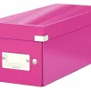 à prix réduits Leitz Boîte De Rangement 30 Pochettes Pour CD, Rose – Conservation 7