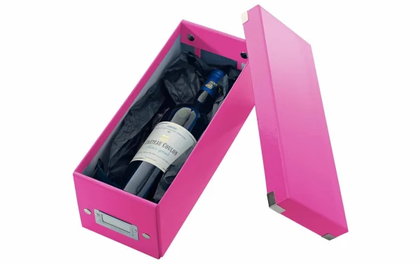 à prix réduits Leitz Boîte De Rangement 30 Pochettes Pour CD, Rose – Conservation 4