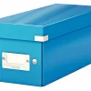 boutique paris Leitz Boîte De Rangement CD Click&Store Bleu – Conservation 5