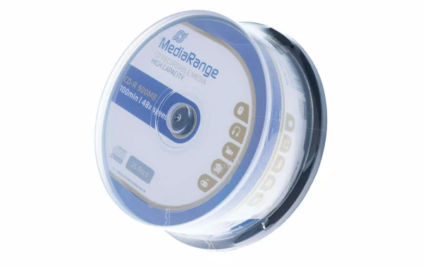 vente luxe pas cher MediaRange CD-R Support 900 MB, Broche (25 Pièces) – Médias CD 3