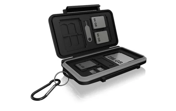 RAIDSONIC ICY BOX Conteneur De Carte Mémoire IB-AC620-CR – Cartes Mémoire à prix imbattables 1