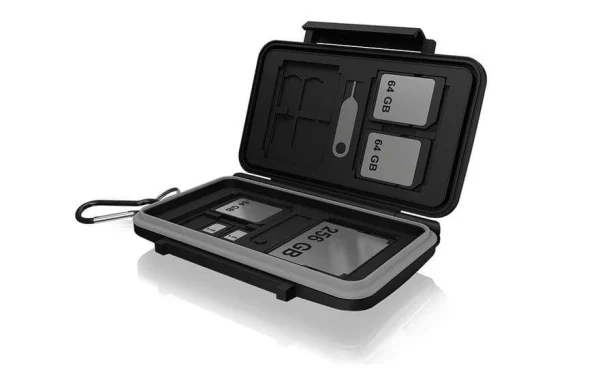 RAIDSONIC ICY BOX Conteneur De Carte Mémoire IB-AC620-CR – Cartes Mémoire à prix imbattables 3