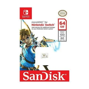 Authentic Original licence SanDisk Carte MicroSDXC Nintendo Switch U3 64 GO – Cartes Mémoire 7