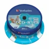 VERBATIM CD-R 0.7 GB, Tour (25 Pièce/s) – Disques haute qualité 7