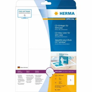 Herma Jaquette CD 5033 Blanc, 25 Pièces – Conservation site pas cher 7
