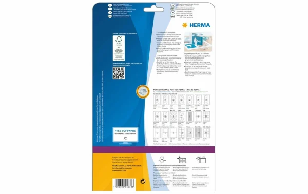 Herma Jaquette CD 5033 Blanc, 25 Pièces – Conservation site pas cher 4