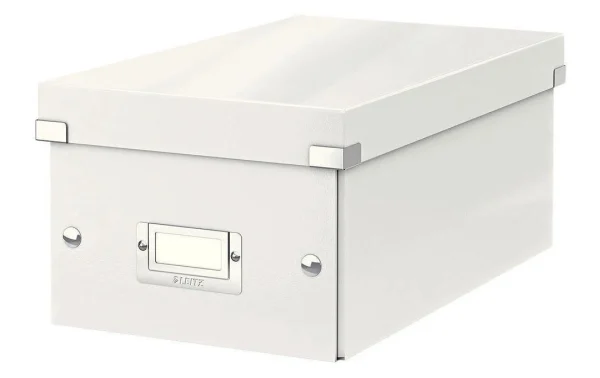 Leitz Boîte De Rangement 20 Boîtiers De DVD, Blanc – Conservation marque pas cher 1