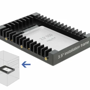 DeLock Accessoires Supports De Mémoire Cadre De Montage 3,5 en ligne 7