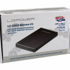 Authenticité garantie LC-Power Disques Durs Externes Boîtier Externe LC-25U3-Becrux-C1 2.5 9