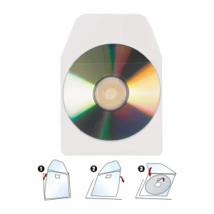 3L Housse Pour CD/DVD Avec Rabat Transparent, 10 Pièces – Conservation qualité supérieure 6